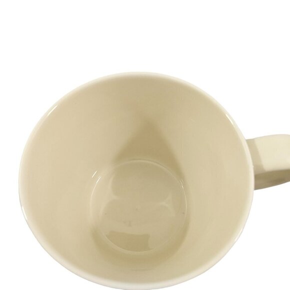 Crate & Barrel B. Eigen MARGO Ivory Flat Bottom 12 Oz Ceramic Mugs - Set of 2 - Picture 13 of 16